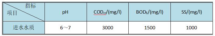 設(shè)計進(jìn)水水量水質(zhì)